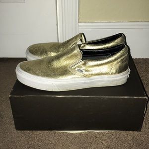 Gold Vans